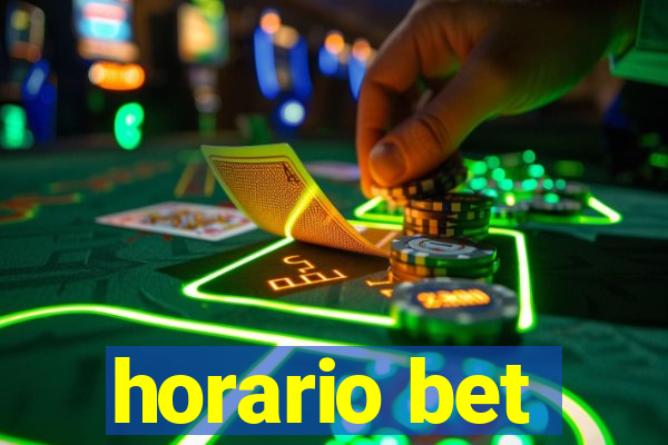 horario bet